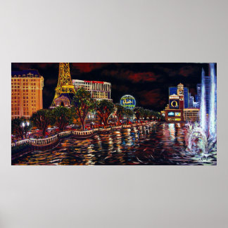 CBjork Las Vegas vatten show Poster
