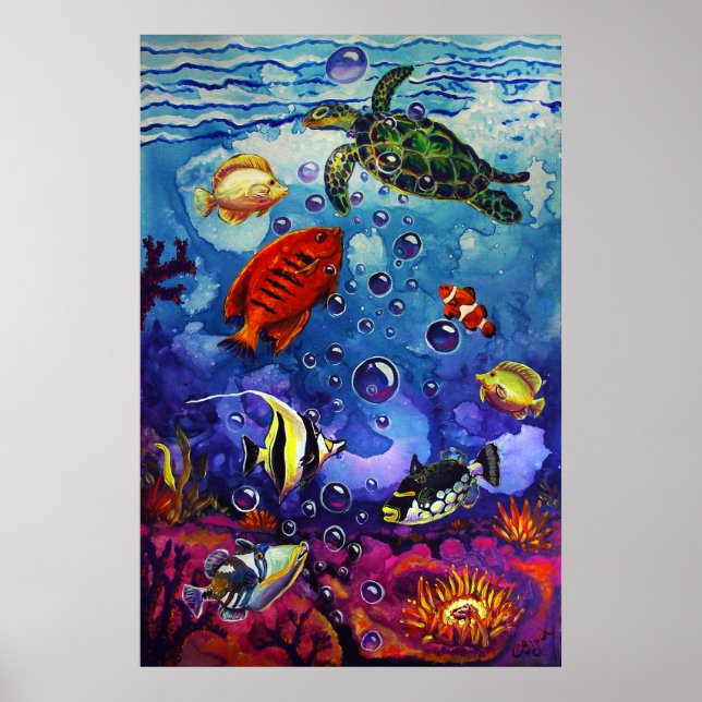 CBjork Magic Reef Poster (Framsidan)