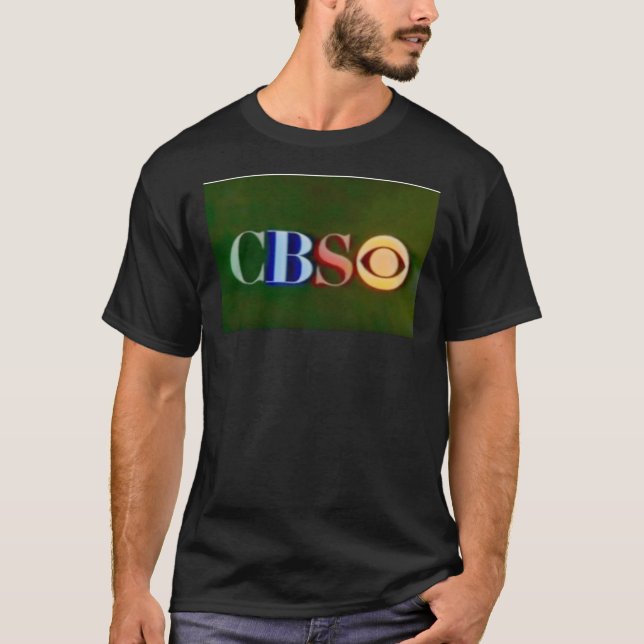 CBS-Logotyp Sent 60 Classic T-Shirt (Framsida)