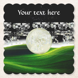 CBS SÖNDAG MORNING ART:MÅNE GALAXY Underlägg