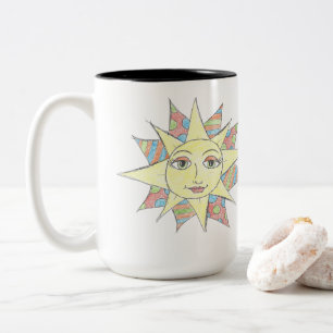 CBS söndagsmorgon sol - maj 2026 Två-Tonad Mugg