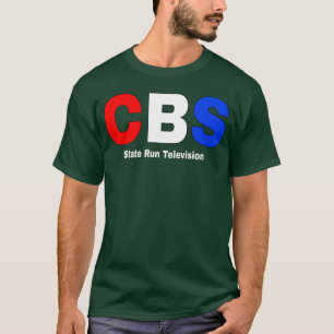CBS State Runelevision Patriotiska Fronten T Shirt