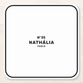 CC (Chic och klassiskt) Underlägg Papper Kvadrat