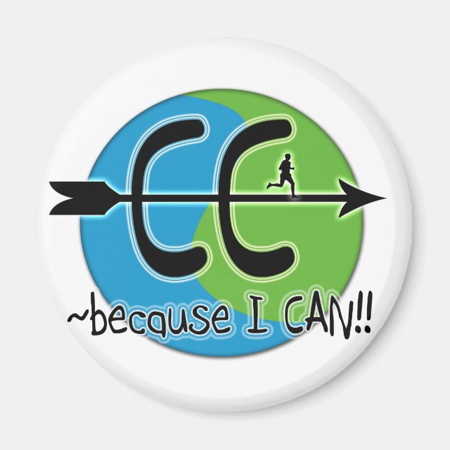 CC Cross country - för jag kan! Magnet (Framsidan)