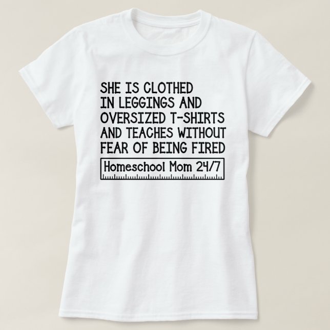CC Gift for Mamma, Christian Homeschool Mamma T Shirt (Design framsida)
