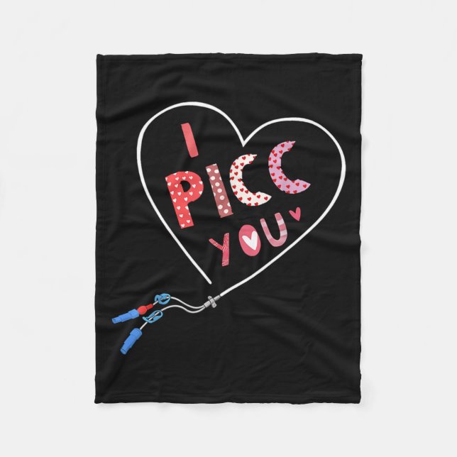 Cc Heart Valentine Vascular Access Team Cc Iv Nurs Fleecefilt (Framsidan)