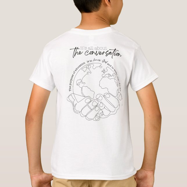 CC Shirt stil 3 svart bläck T Shirt (Baksida)
