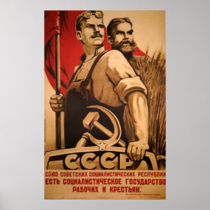 CCCP-affisch Poster