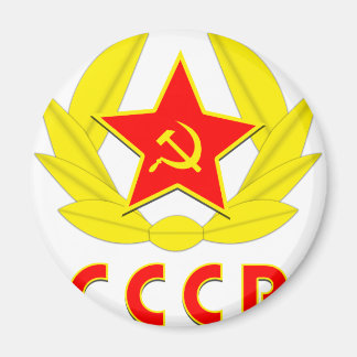 cccp-användarhammare och sicklecellemblem magnet