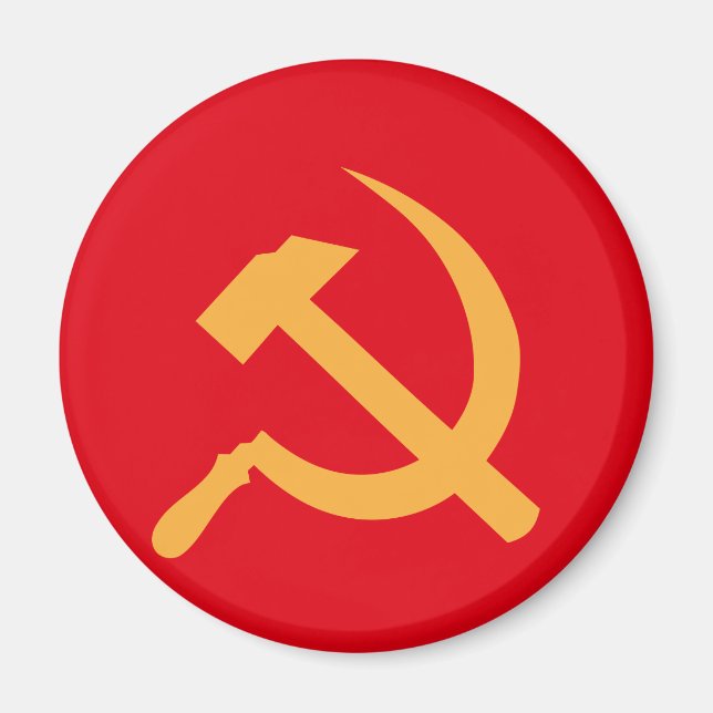 Cccp-användarhammare och sicklecellhammare magnet (Framsidan)