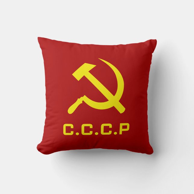 CCCP bultar, och skäran kudder Kudde (Framsida)