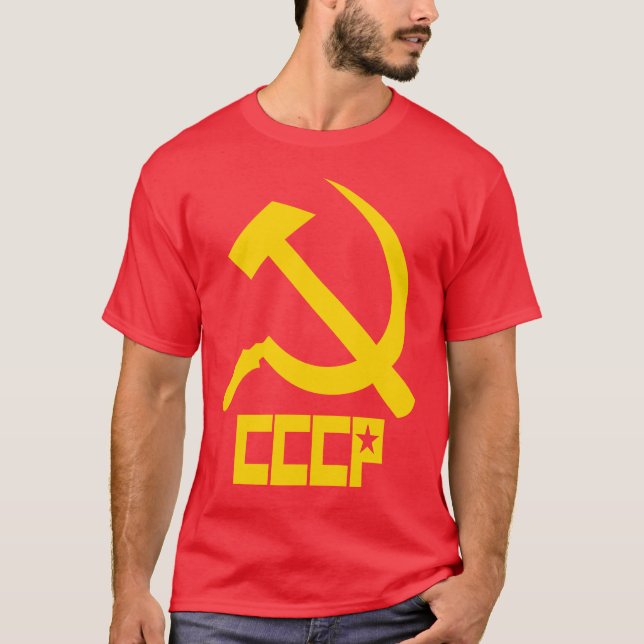 CCCP bultar och skäran Tee (Framsida)