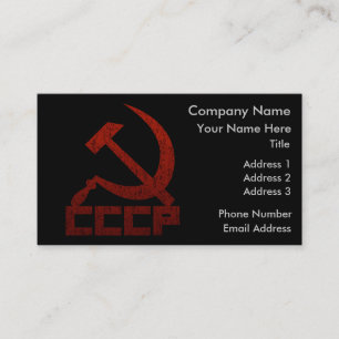 CCCP bultar & skäran Visitkort