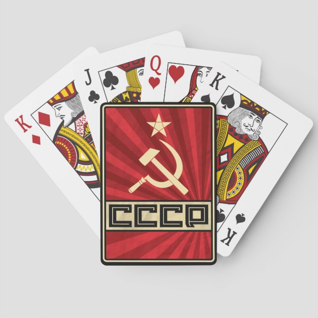 CCCP Classicspelkort 2 Casinokort (Baksidan)