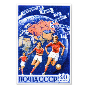 CCCP-fotboll Fototryck