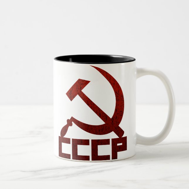 CCCP Hammaren och skäran Två-Tonad Mugg (Höger)