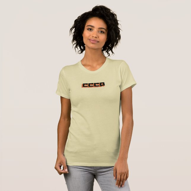 CCCP Hammer och skära 1980-1 T Shirt (Hel framsida)