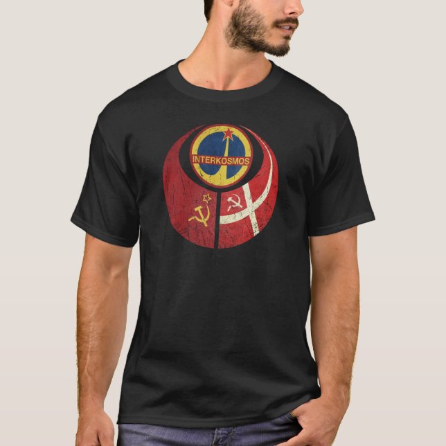 CCCP Interkosmos Denmark T Shirt (Framsida)