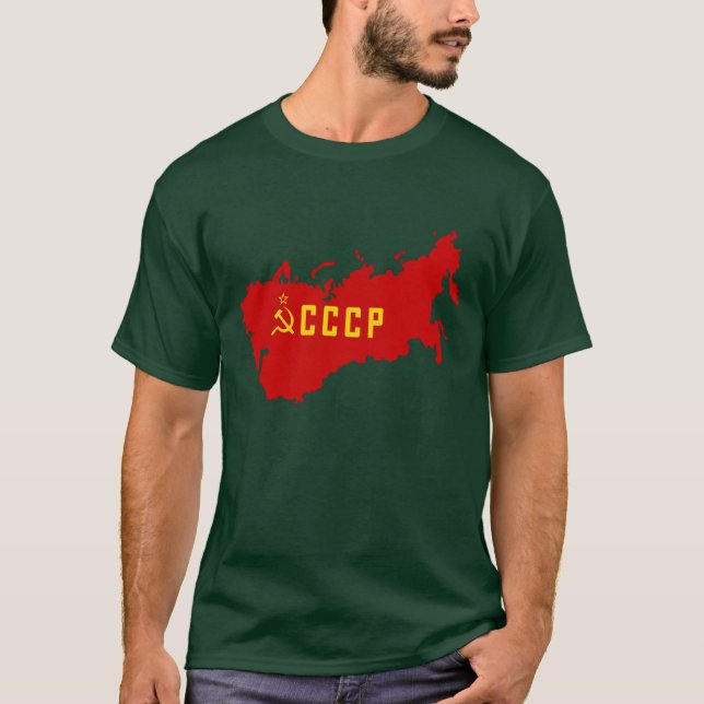 CCCP (karta) Tee Shirt (Framsida)