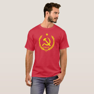 CCCP-kommunisten bultar och skäraemblem Tee