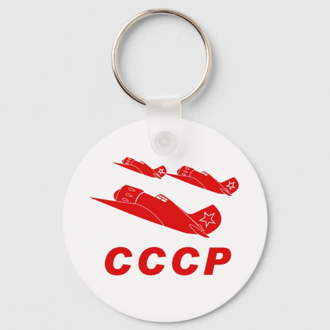 CCCP Red Luft Force Nyckelring (Framsida)