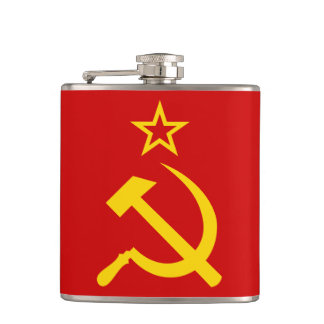 CCCP - Sovjet - facklig flagga Fickplunta