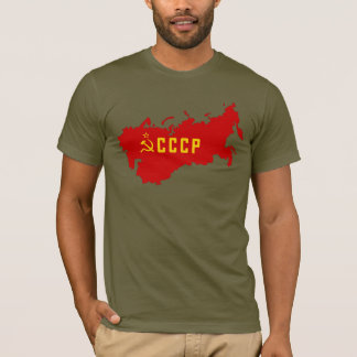 CCCP-sovjet - facklig karta Tee Shirt