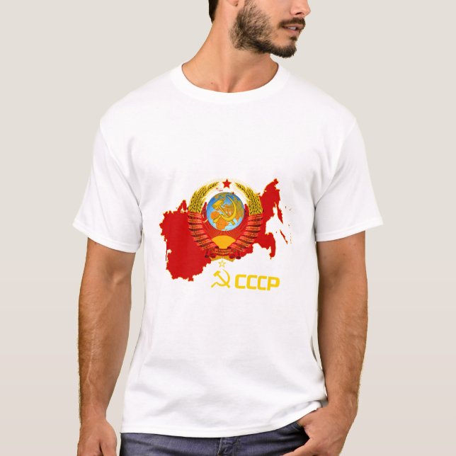 CCCP - Sovjetunionen T Shirt (Framsida)