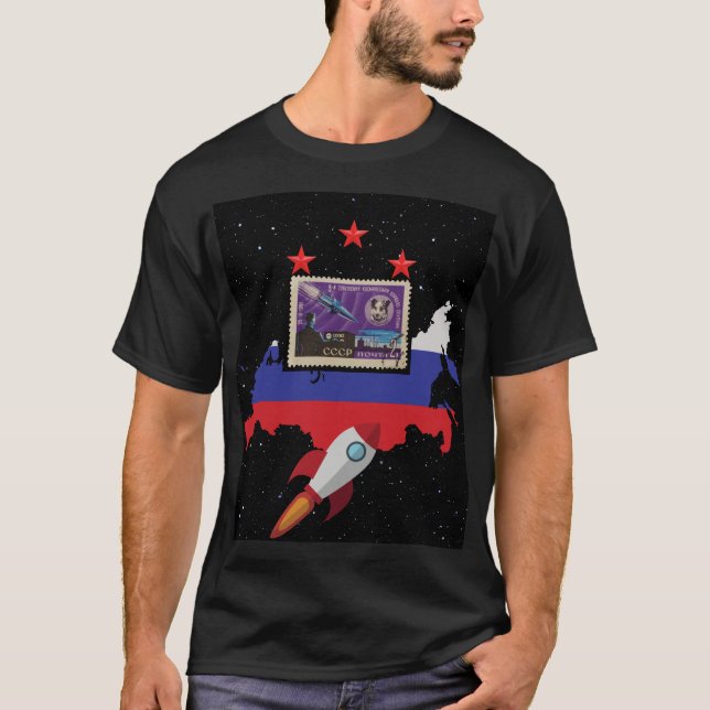 CCCP Space Program T Shirt (Framsida)