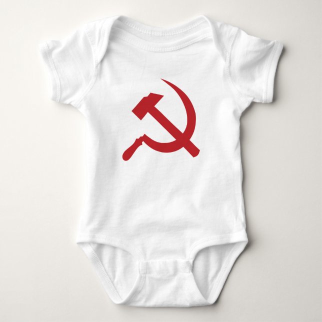 cccp ussr bultar och skäran t-shirt (Framsida)