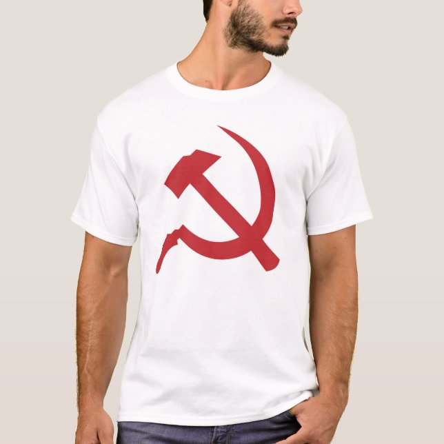 cccp ussr bultar och skäran tee shirt (Framsida)