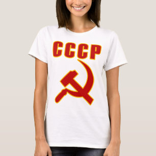 cccp ussr bultar och skäran tee shirt