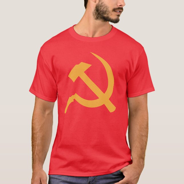 cccp ussr bultar och skäran tee shirt (Framsida)