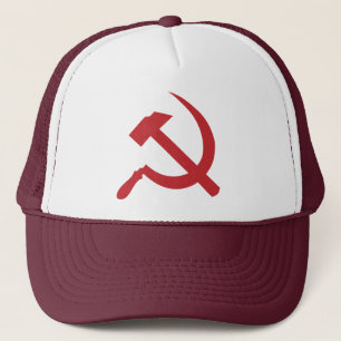 cccp ussr bultar och skäran truckerkeps