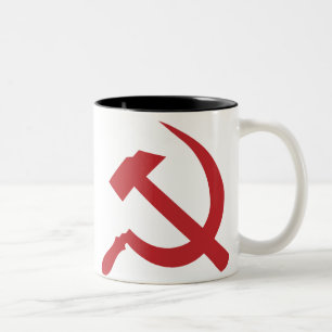 cccp ussr bultar och skäran Två-Tonad mugg