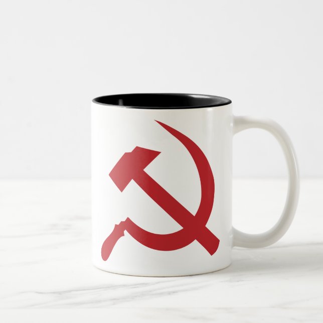 cccp ussr bultar och skäran Två-Tonad mugg (Höger)