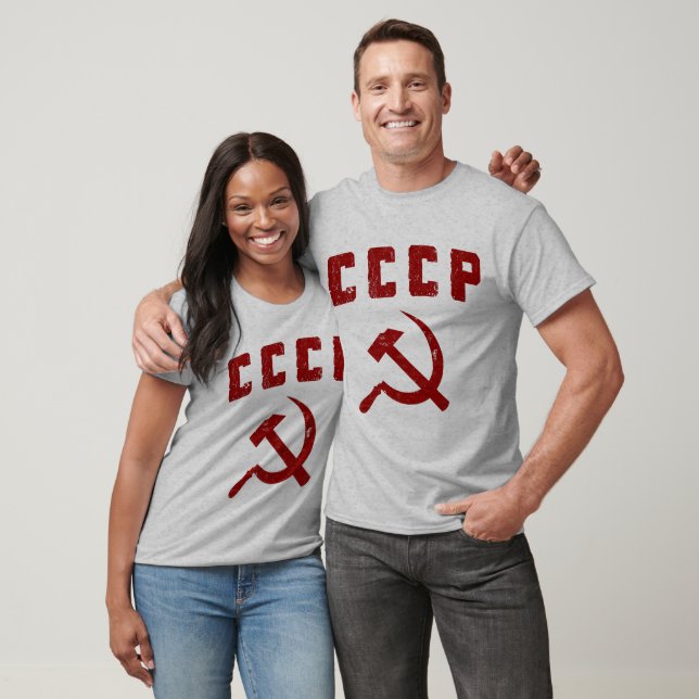 cccp-vintage, användarhammare och skärpa tee (Unisex)