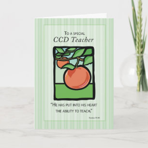 CCD Teacher Tack, Apple Tack Kort