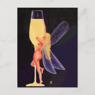 Cchampagne Fairy Vykort