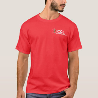 CCL-styrenheter, vit Logotyp T Shirt