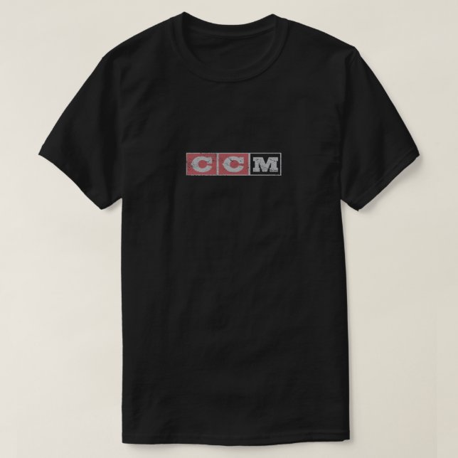 CCM logo Fitted Scoop T Shirt (Design framsida)