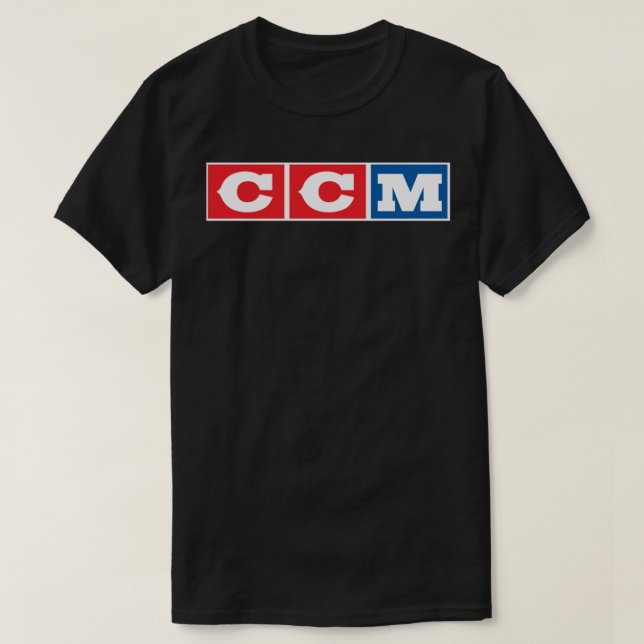 CCM Retro Ice Hockey Logotyp 2 Essential T-Shirt (Design framsida)