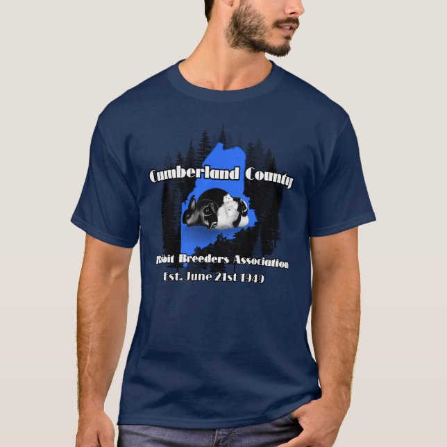 CCRBA blå logotyp  T Shirt (Framsida)