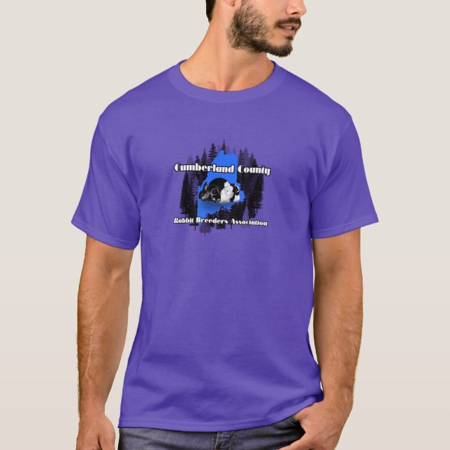 CCRBA Blå Maine T-Shirt (Framsida)