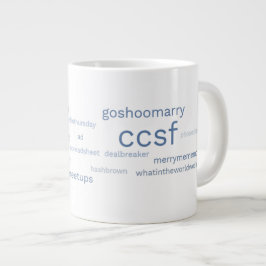CCSF Blue Hashtag 20 oz. Mugg Jumbo Mugg