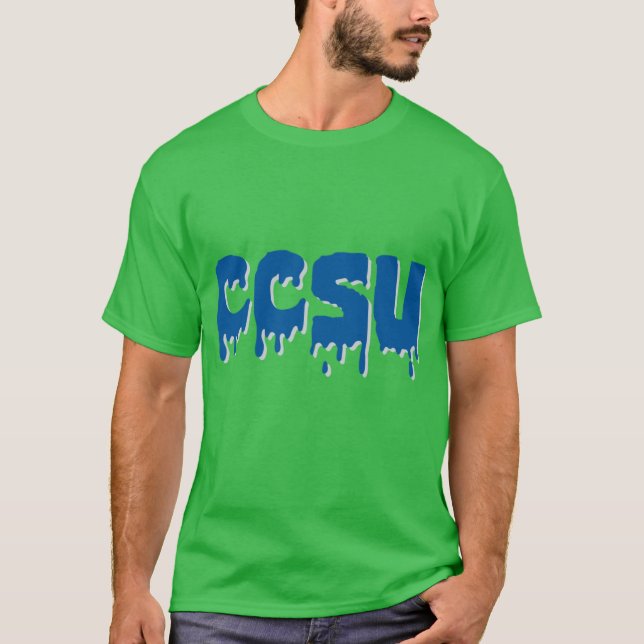 CCSU Central Connecticut State Universiteten T Shirt (Framsida)