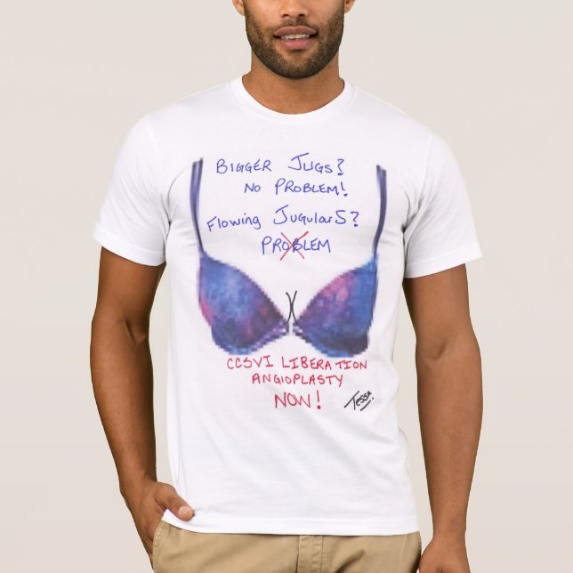 CCSVI-tillbringare eller Jugulars T-shirt (Framsida)