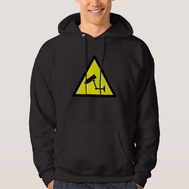 CCTV Surveillance Security Camera Closed Circuit P Hoodie (Framsida)