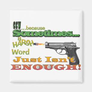 CCW - KONCEALT CARRY - GUNS - MOTTO MAGNET