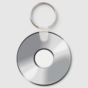 cd för kompakt disk nyckelring